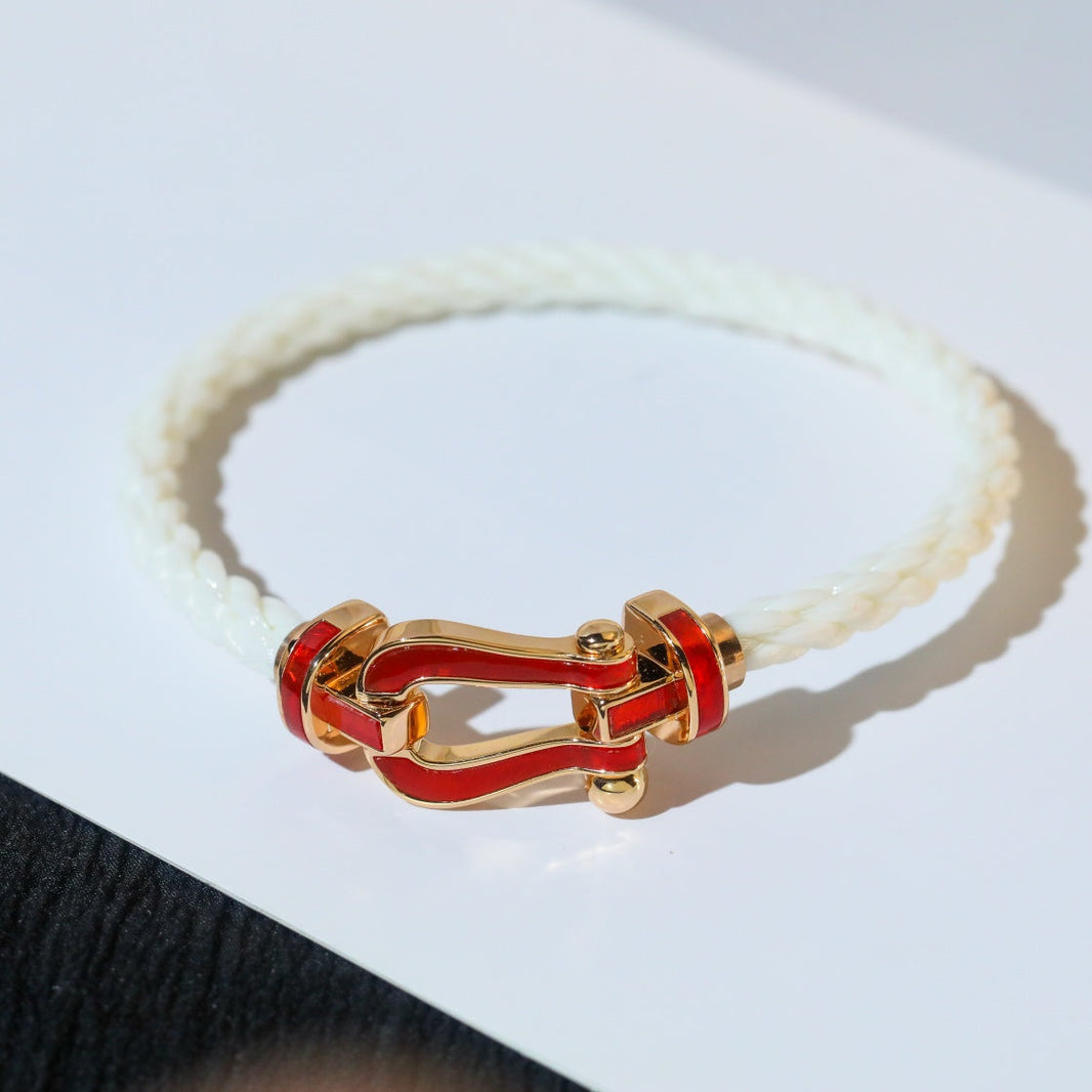 [🌹Rose💎]FORCE 10 WHITE TEXTILE DIAMOND PAVED