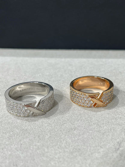[Rose Jewelrys]LIENS EVIDENCE  DIAMOND PAVED RING