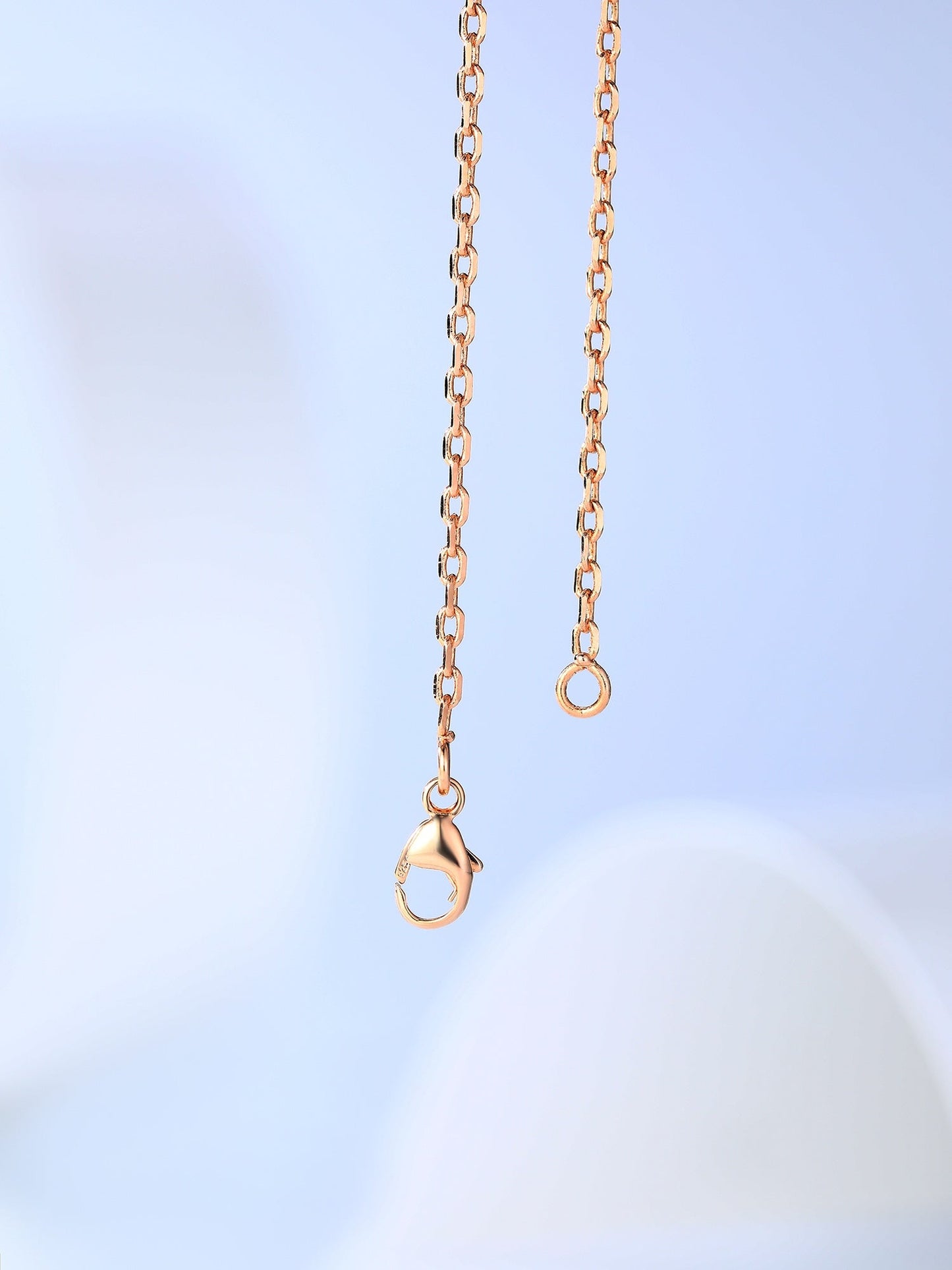 [Rose Jewelrys]H CAGE PINK GOLD NECKLACE