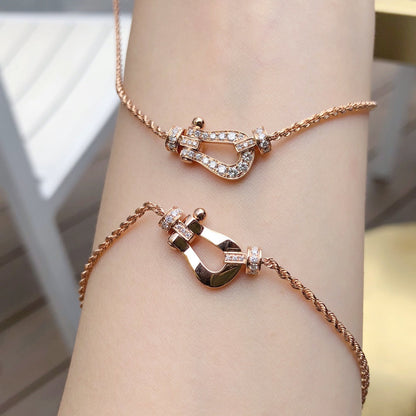 [Rose Jewelrys]FORCE 10 PINK GOLD DIAMOND NECKLACE