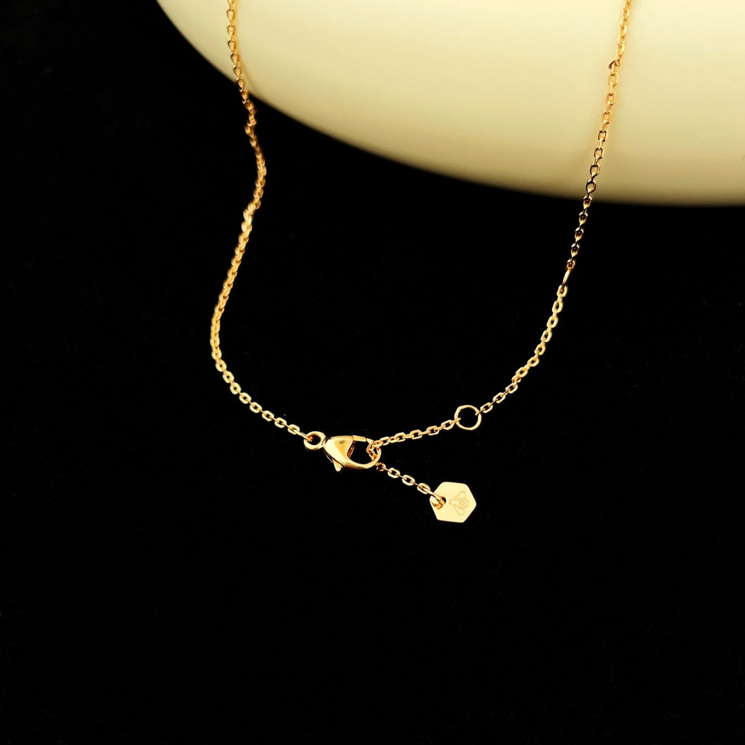 [Rose Jewelrys]BEE MINI PEDANT DIAMOND NECKLACE