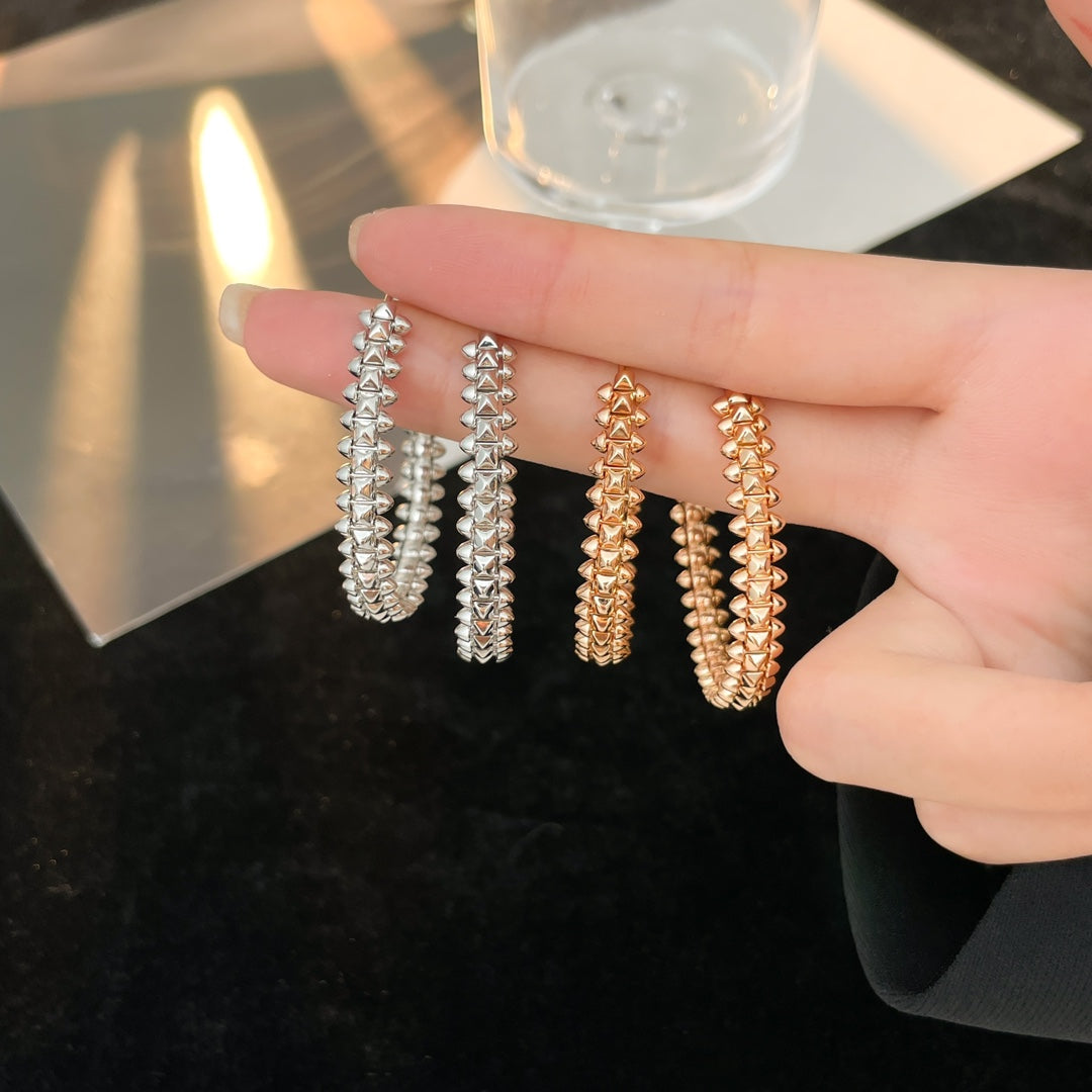 [Rose Jewelrys]CLASH HOOP EARRINGS