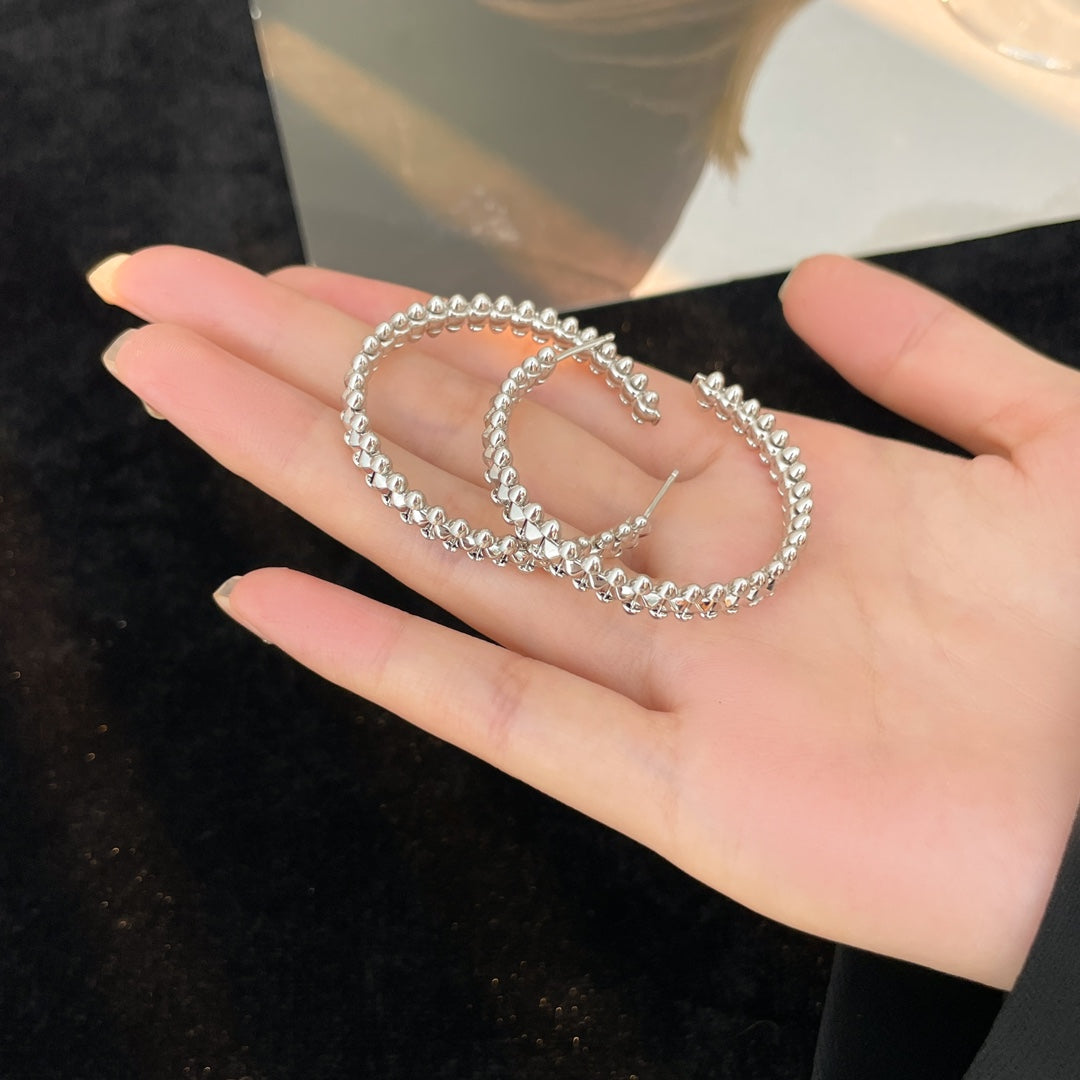 [Rose Jewelrys]CLASH HOOP EARRINGS