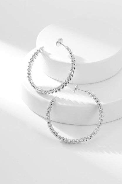 [Rose Jewelrys]CLASH HOOP EARRINGS