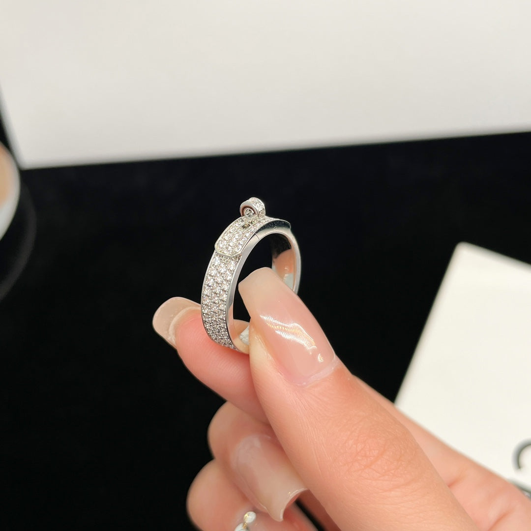 [Rose Jewelrys]KELLY SILVER DIAMOND RING
