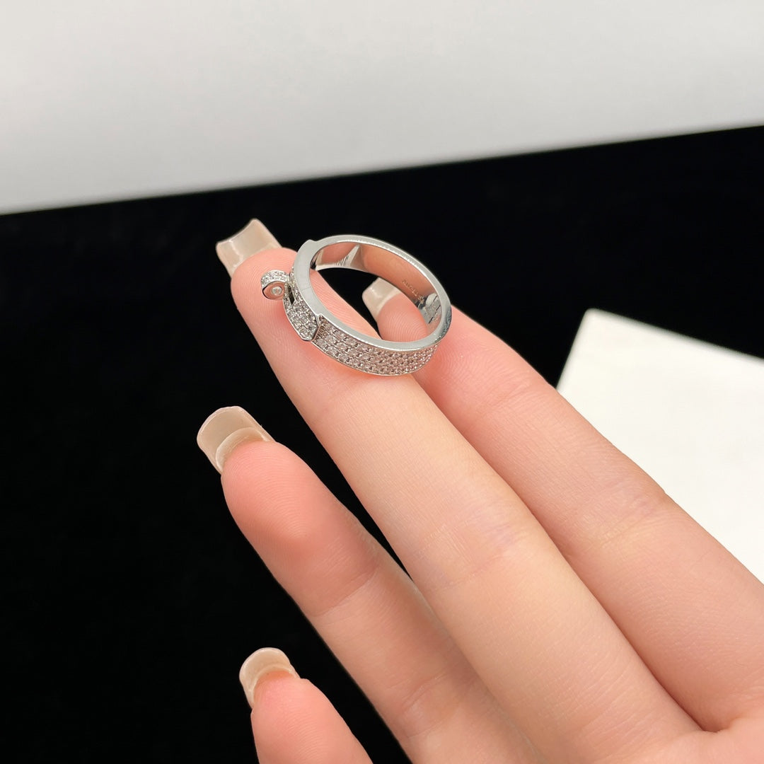 [Rose Jewelrys]KELLY SILVER DIAMOND RING