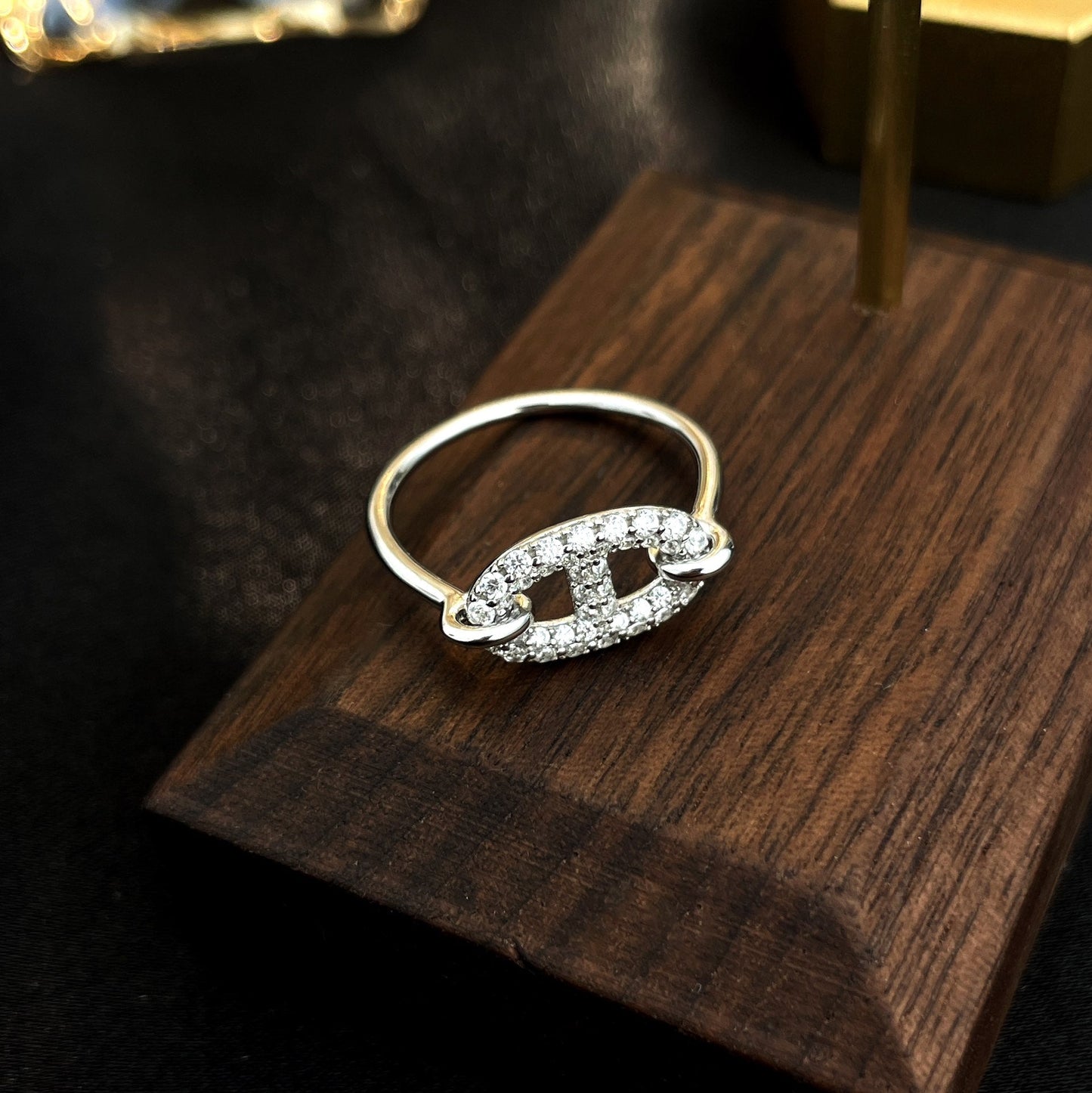 [Rose Jewelrys]RONDE SMALL SILVER DIAMOND RING