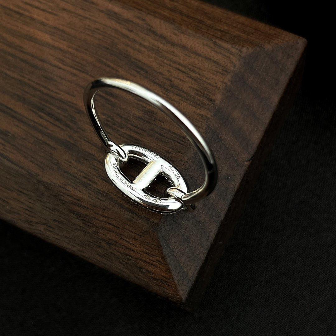 [Rose Jewelrys]RONDE SMALL SILVER DIAMOND RING