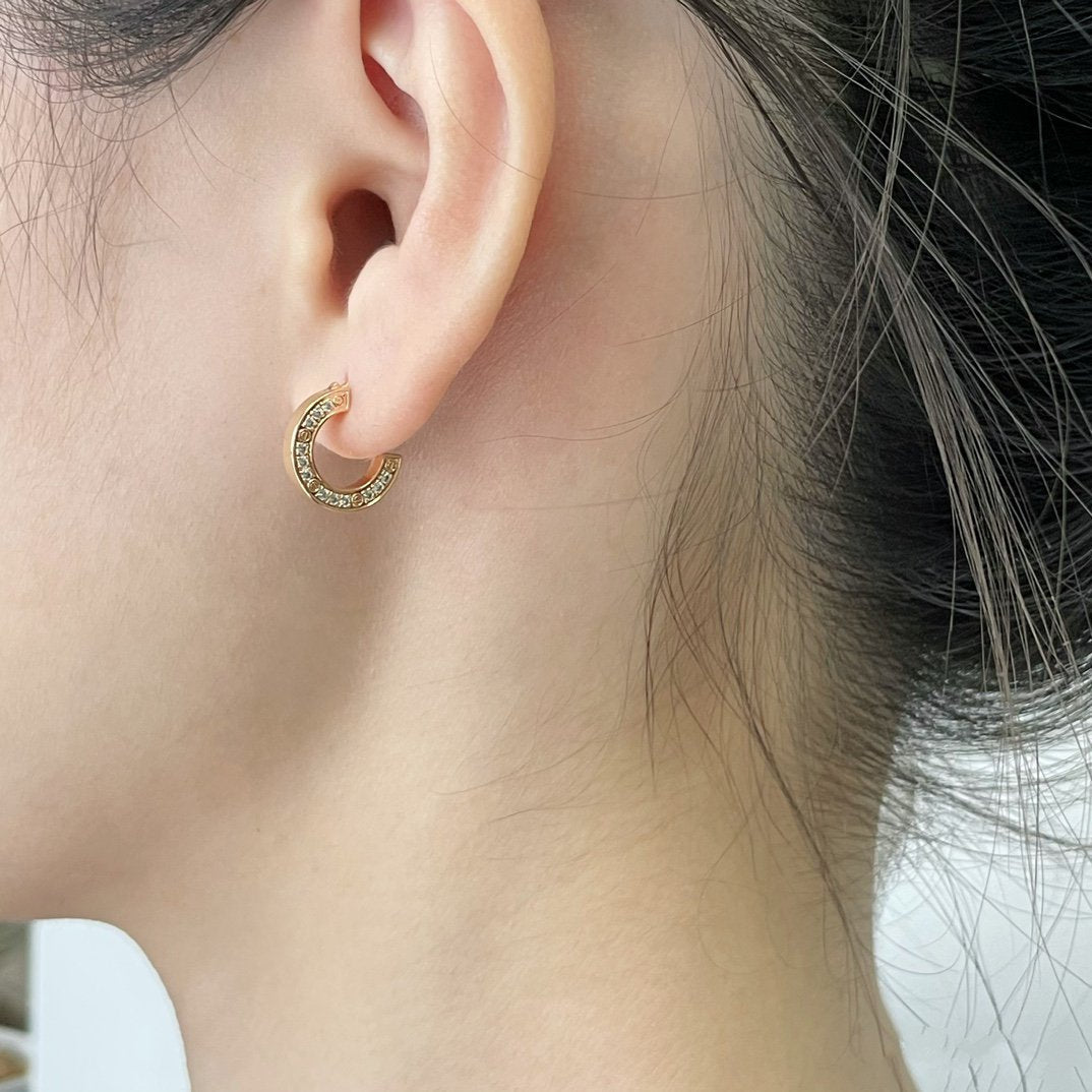[Rose Jewelrys]LOVE DIAMOND EARRINGS