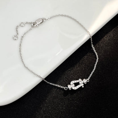 [Rose Jewelrys]FORCE 10 FULL DIAMOND BUCKLE CHAIN LINK MINI MODEL