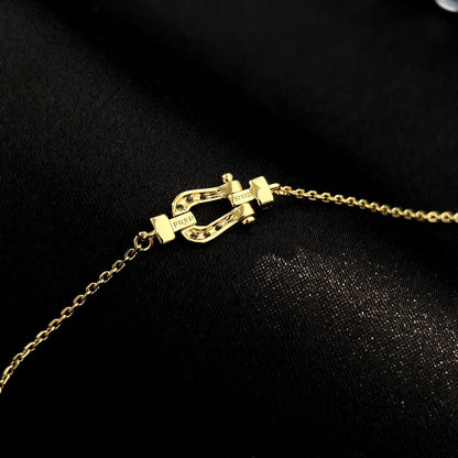 [Rose Jewelrys]FORCE 10 FULL DIAMOND BUCKLE CHAIN LINK MINI MODEL