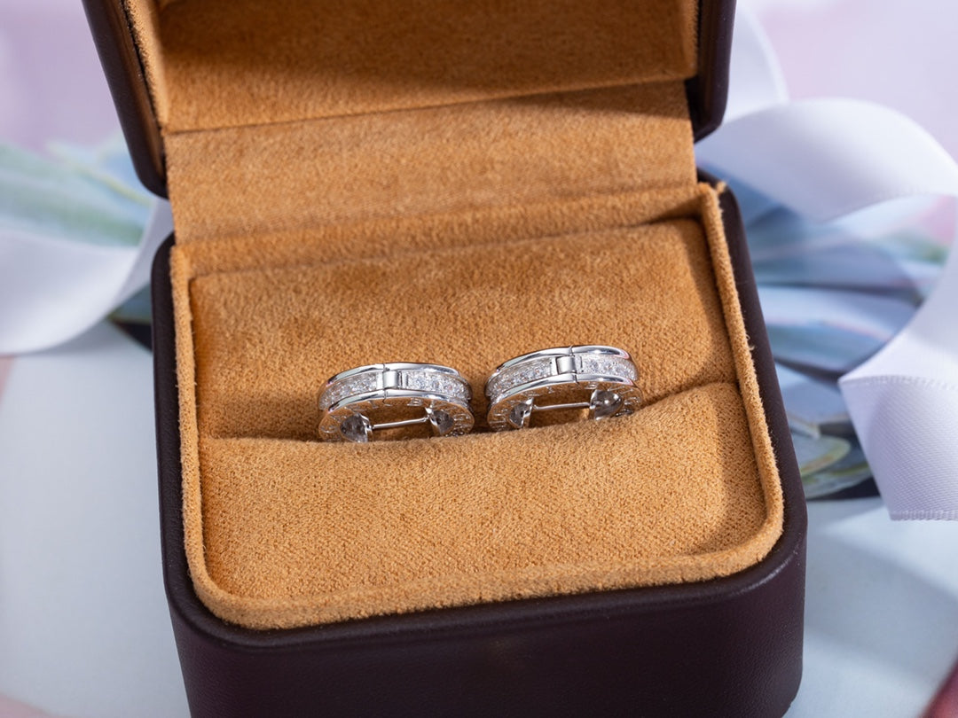 [Rose Jewelrys]ZERO 1 MINI SILVER DIAMOND EARRINGS