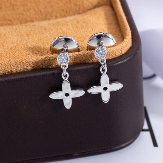 [Rose Jewelrys]VIDYLLE SILVER DIAMOND MINI DROP EARRINGS