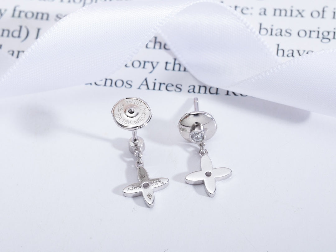 [Rose Jewelrys]VIDYLLE SILVER DIAMOND MINI DROP EARRINGS