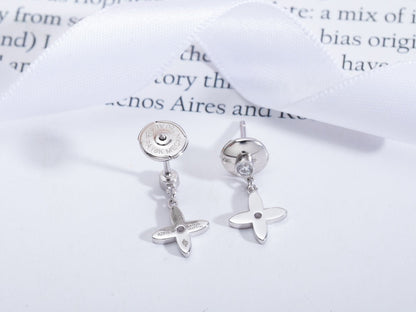 [Rose Jewelrys]VIDYLLE SILVER DIAMOND MINI DROP EARRINGS