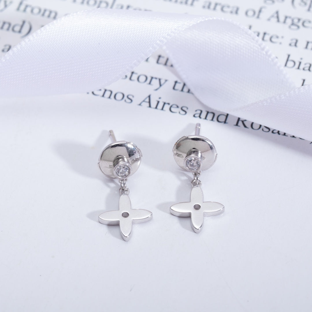 [Rose Jewelrys]VIDYLLE SILVER DIAMOND MINI DROP EARRINGS