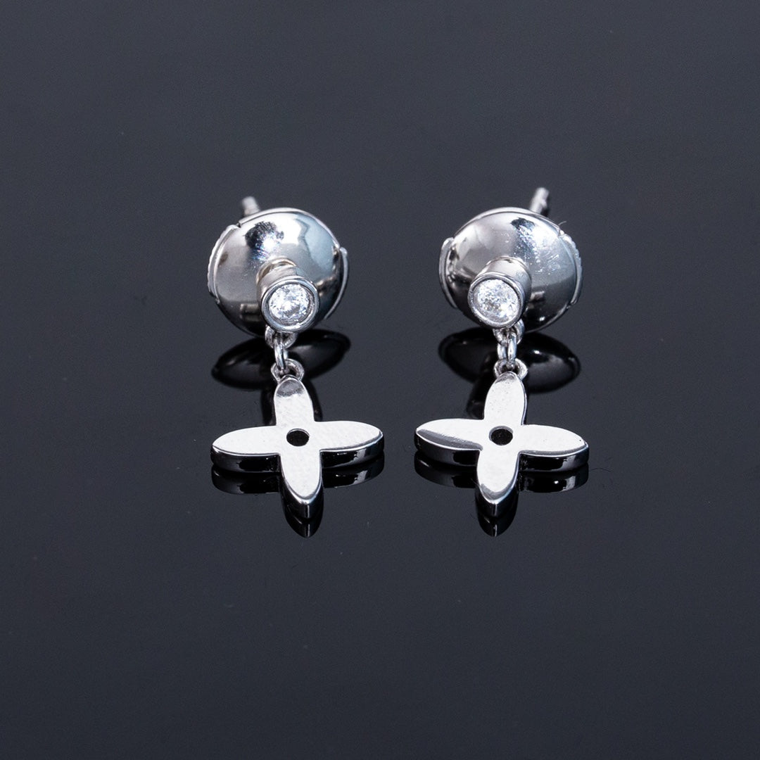 [Rose Jewelrys]VIDYLLE SILVER DIAMOND MINI DROP EARRINGS