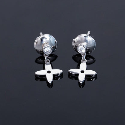 [Rose Jewelrys]VIDYLLE SILVER DIAMOND MINI DROP EARRINGS