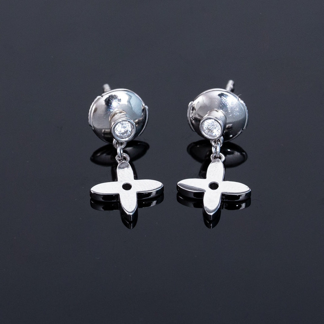 [🌹Rose💎]VIDYLLE SILVER DIAMOND MINI DROP EARRINGS