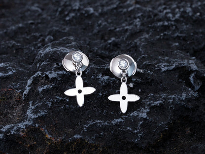 [Rose Jewelrys]VIDYLLE SILVER DIAMOND MINI DROP EARRINGS