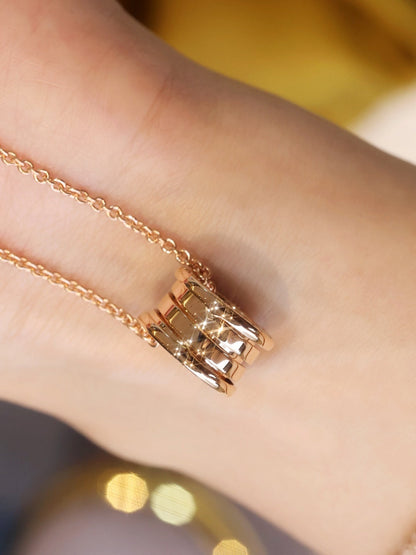 [Rose Jewelrys]ZERO 1 PINK GOLD NECKLACE