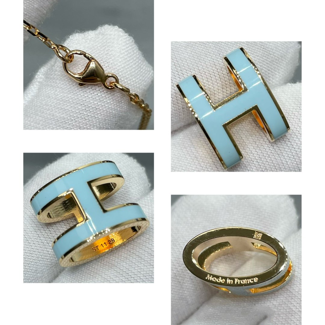 [Rose Jewelrys]POP H SKY BLUE NECKLACE