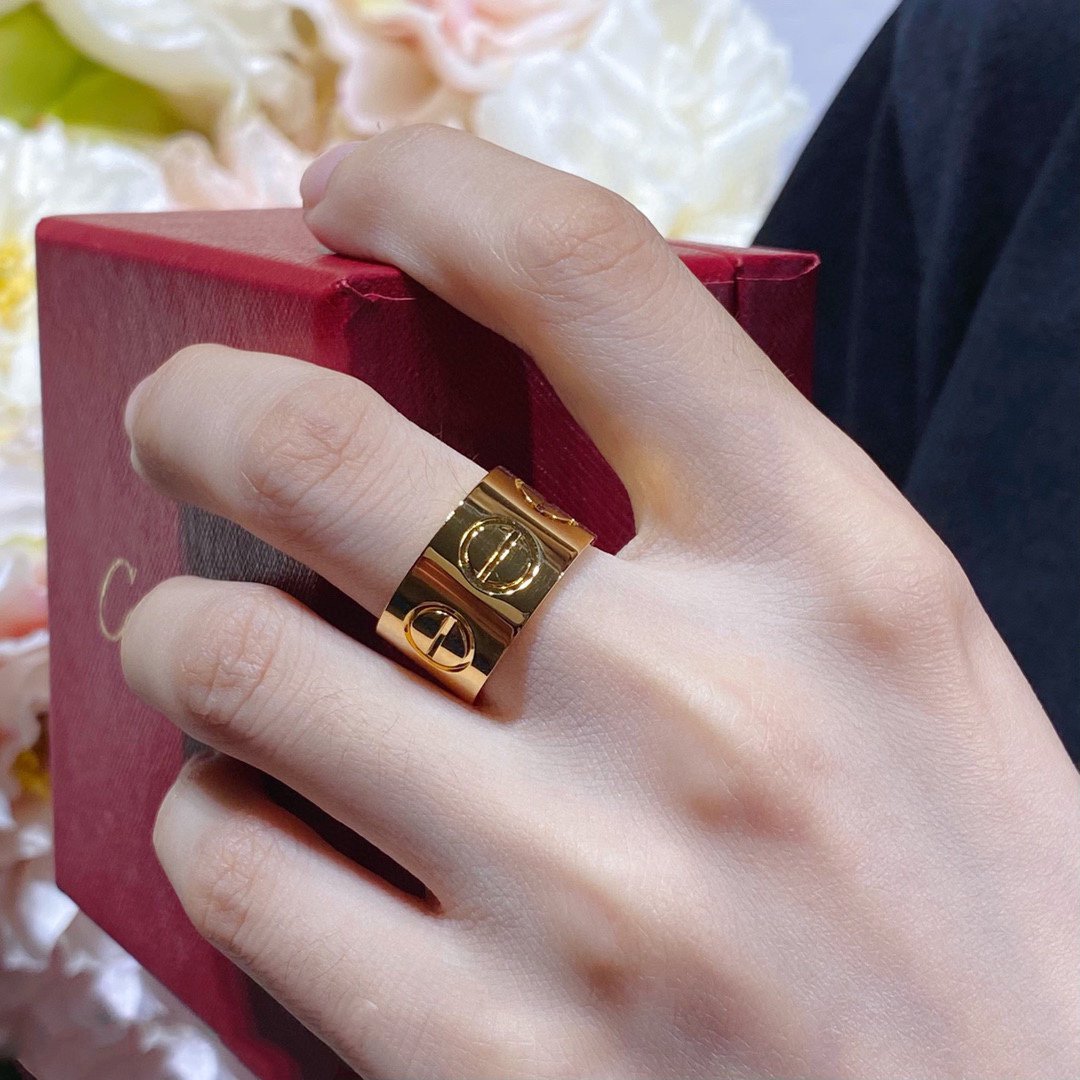 [Rose Jewelrys]LOVE 11MM LARGE RING
