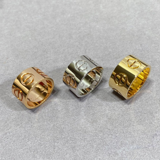 [Rose Jewelrys]LOVE 11MM LARGE RING