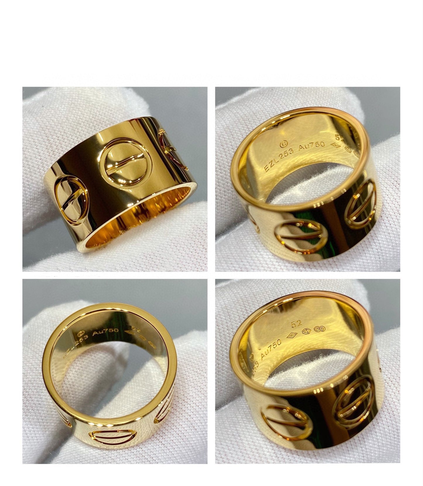 [Rose Jewelrys]LOVE 11MM LARGE RING
