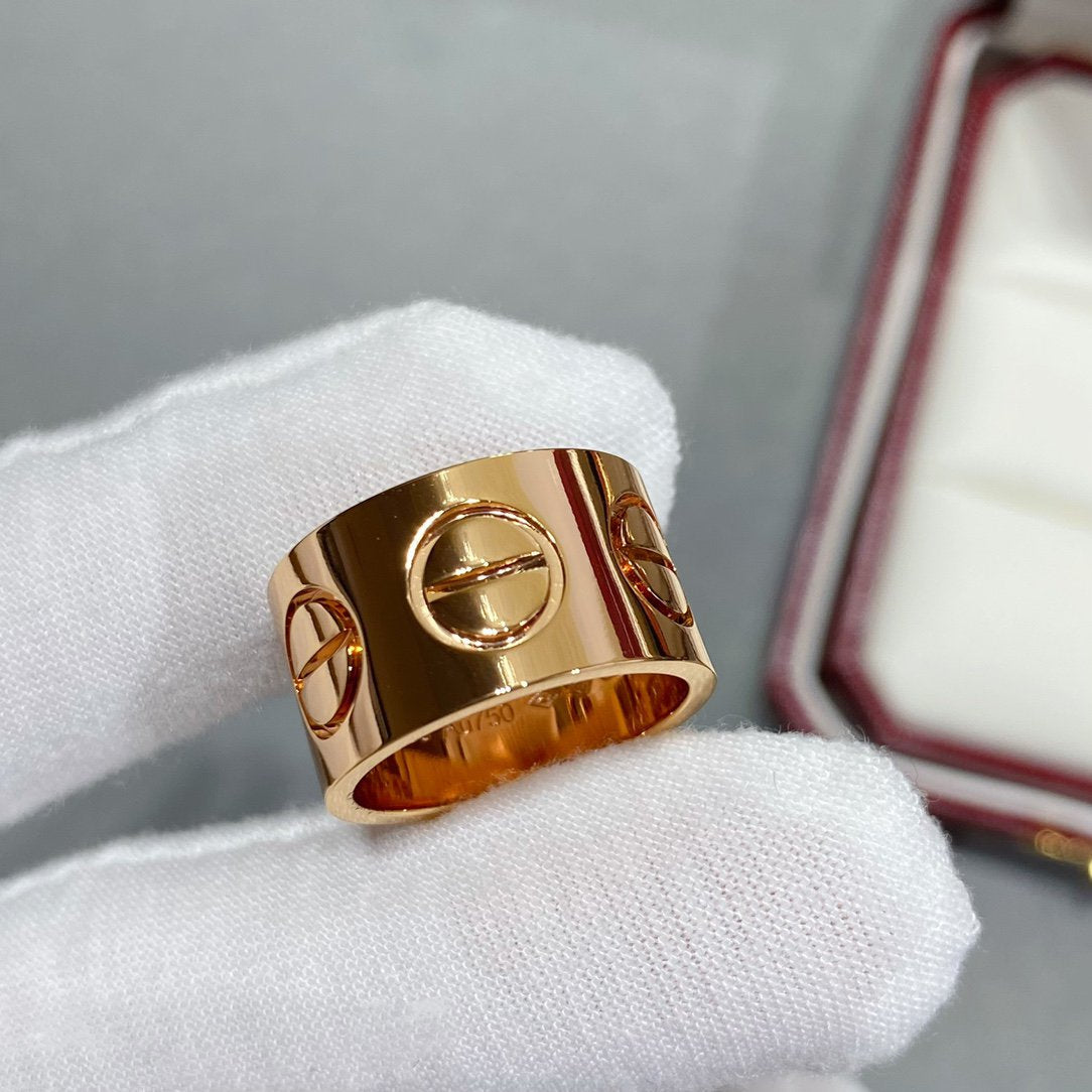 [Rose Jewelrys]LOVE 11MM LARGE RING