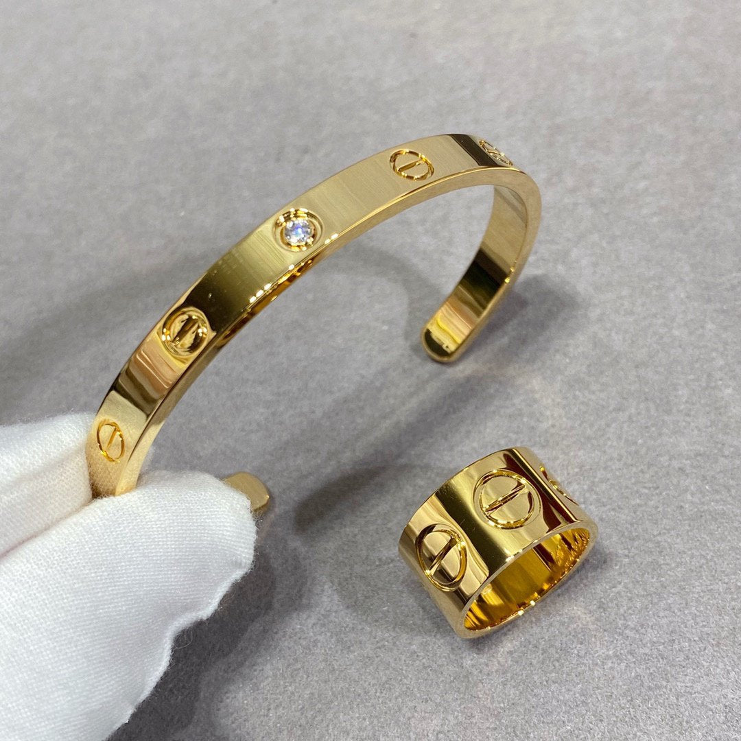 [Rose Jewelrys]LOVE 11MM LARGE RING