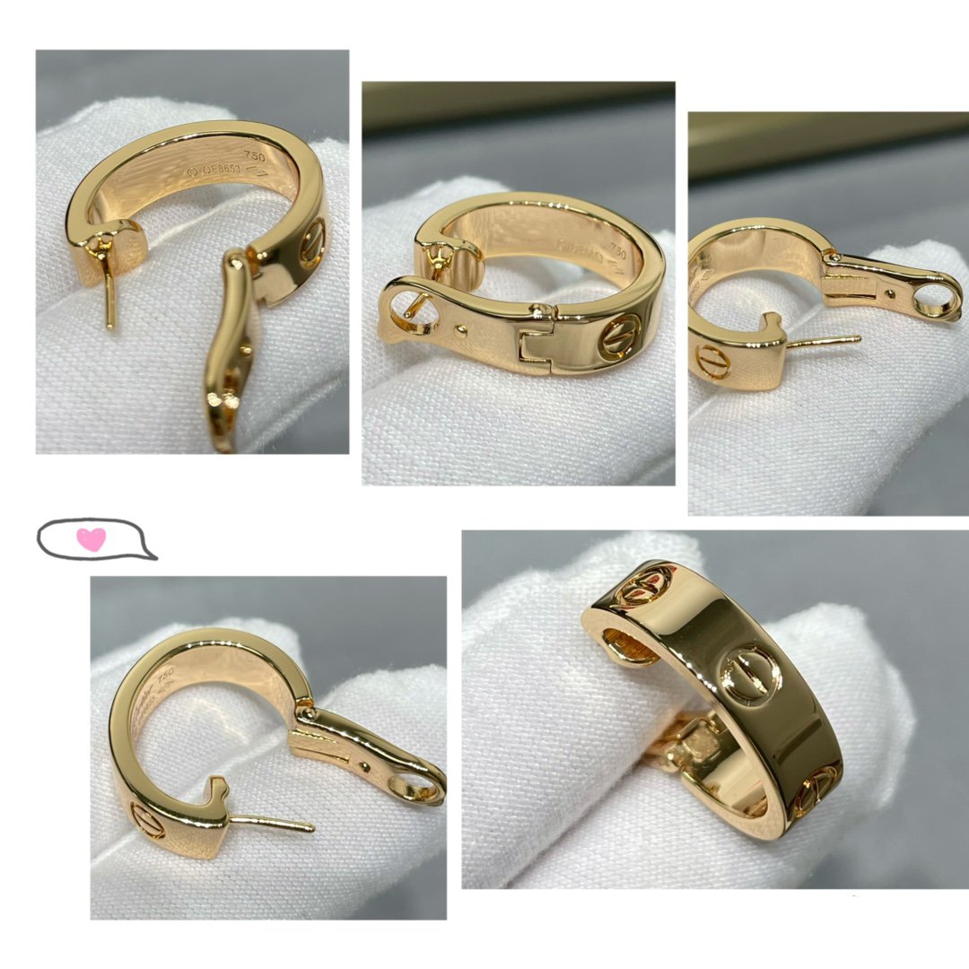 [Rose Jewelrys]LOVE 5.5MM EARRINGS