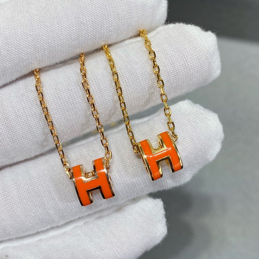 [Rose Jewelrys]MINI POP H NECKLACE