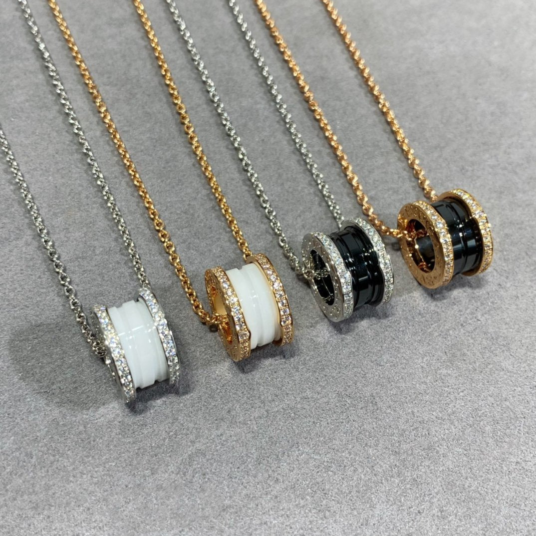 [Rose Jewelrys]ZERO 1 DIAMOND CERAMIC NECKLACE
