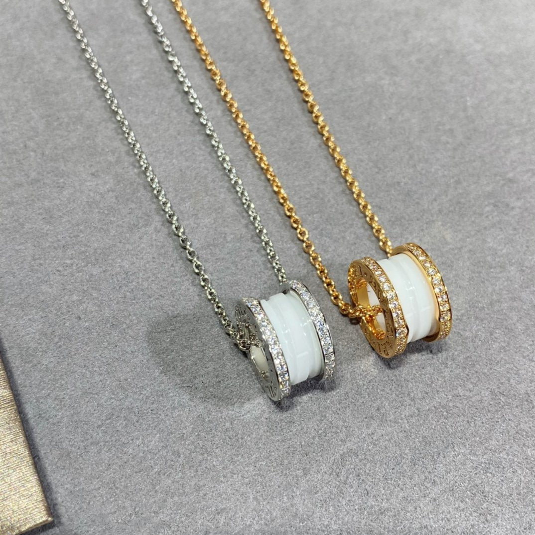 [Rose Jewelrys]ZERO 1 DIAMOND CERAMIC NECKLACE
