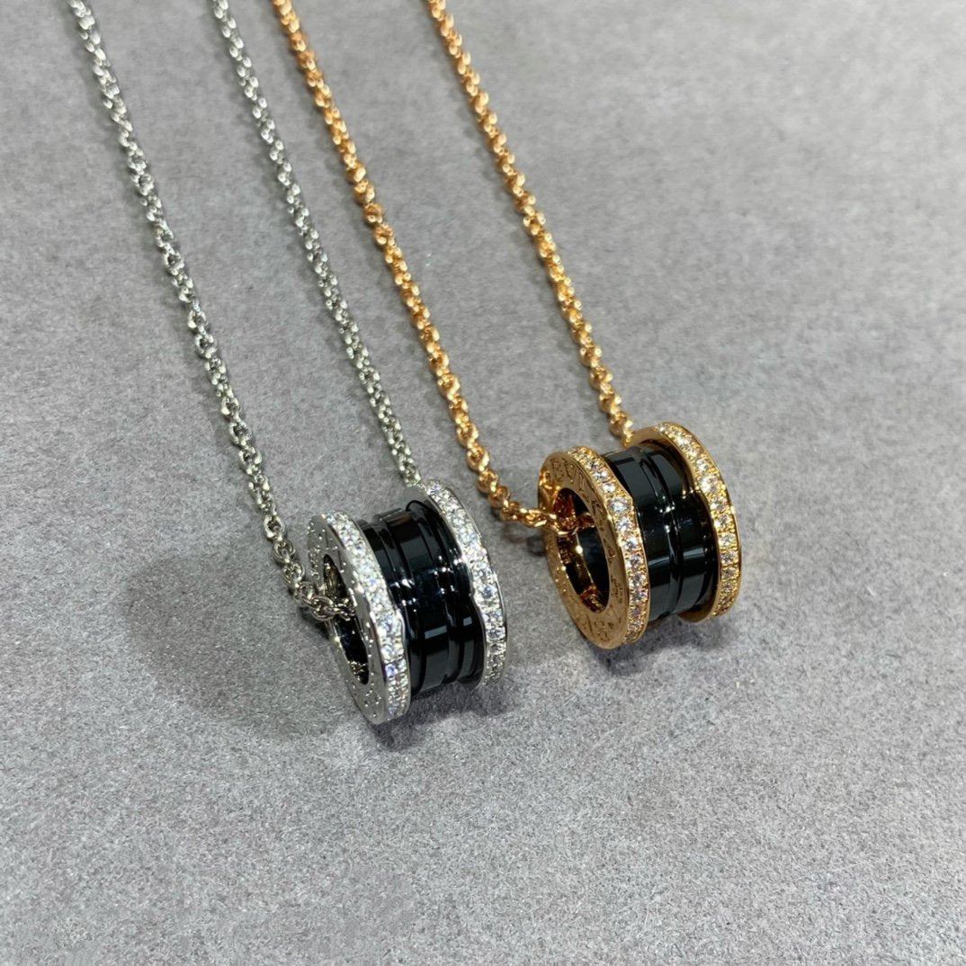 [Rose Jewelrys]ZERO 1 DIAMOND CERAMIC NECKLACE
