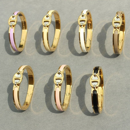[🌹Rose💎]CLIC CHAINE GOLD BRACELET