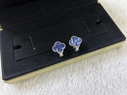 [Rose Jewelrys]CLOVER PIETERSITE MEDIUM STUD EARRINGS