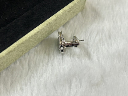 [Rose Jewelrys]CLOVER PIETERSITE MEDIUM STUD EARRINGS