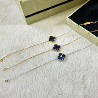 [🌹Rose💎]CLOVER 1 MOTIF PIETERSITE BRACELET