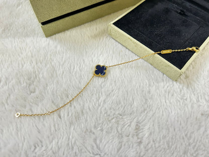 [Rose Jewelrys]CLOVER 1 MOTIF PIETERSITE BRACELET