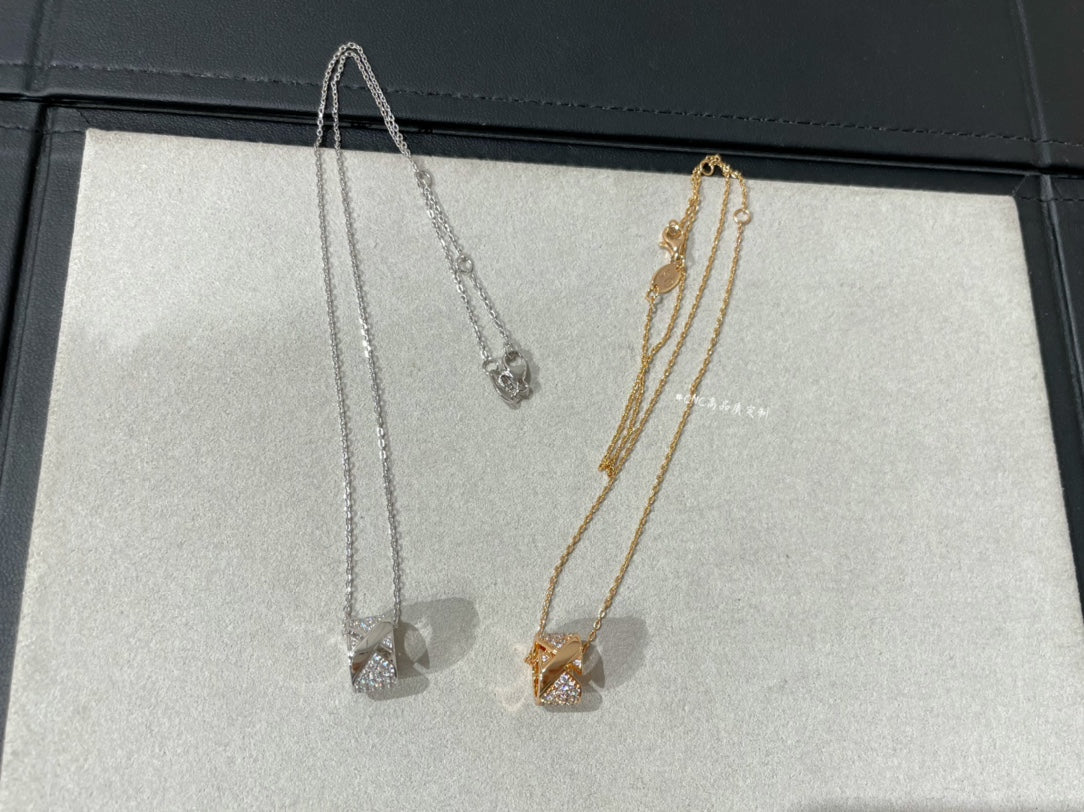 [Rose Jewelrys]LIENS EVIDENCE DIAMOND PAVED NECKLACE