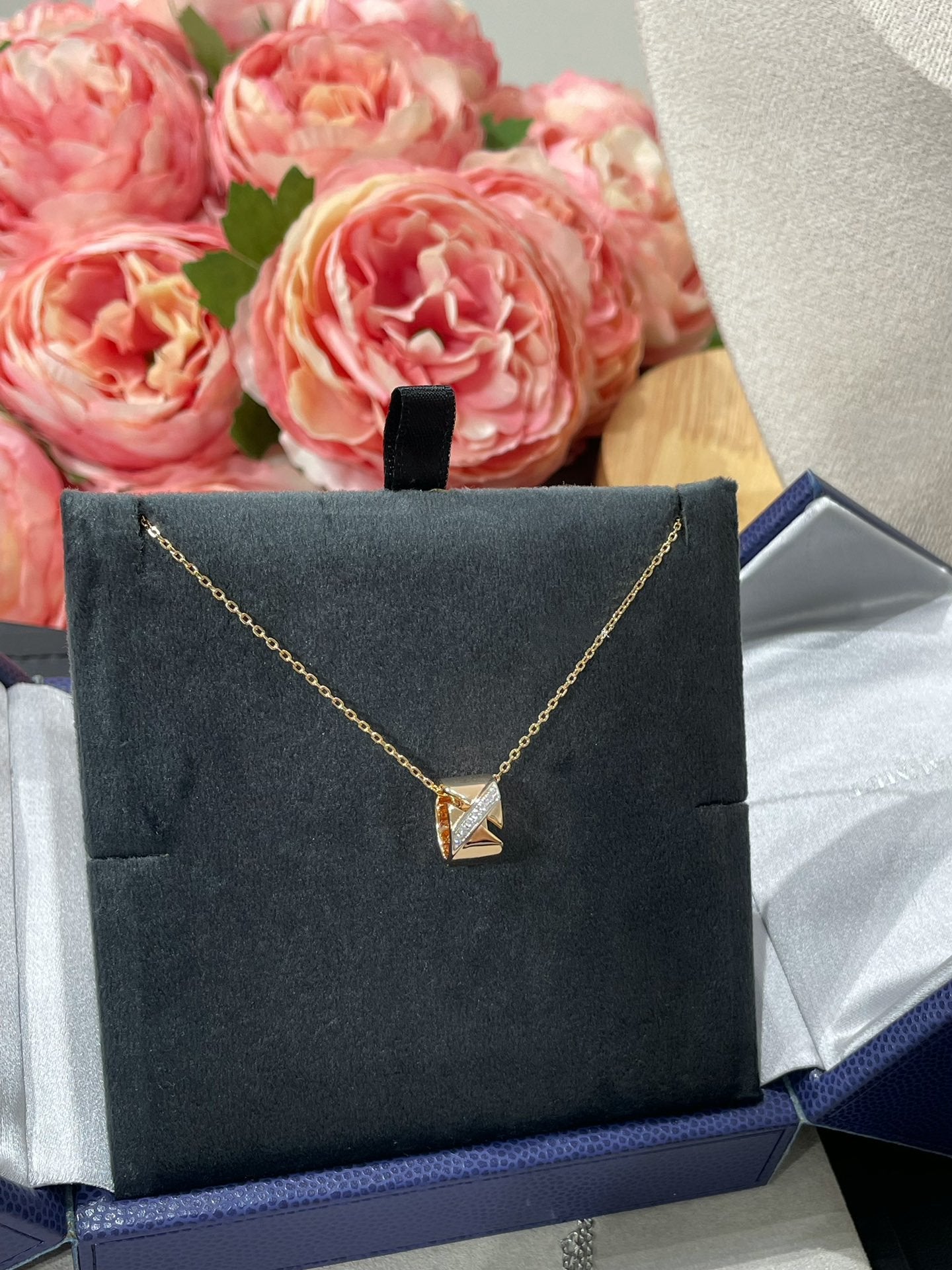 [Rose Jewelrys]LIENS EVIDENCE DIAMOND NECKLACE