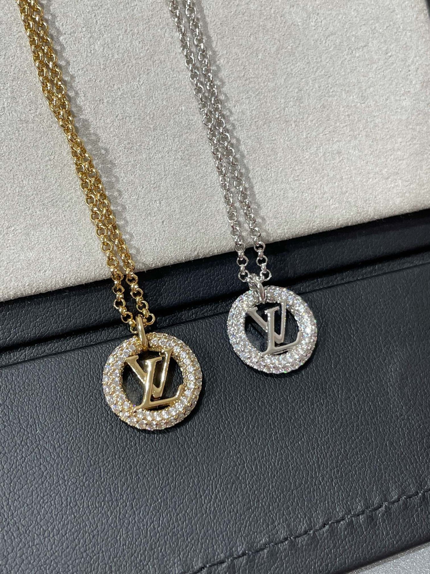 [Rose Jewelrys] BY NIGHT DIAMOND PAVED NECKLACE