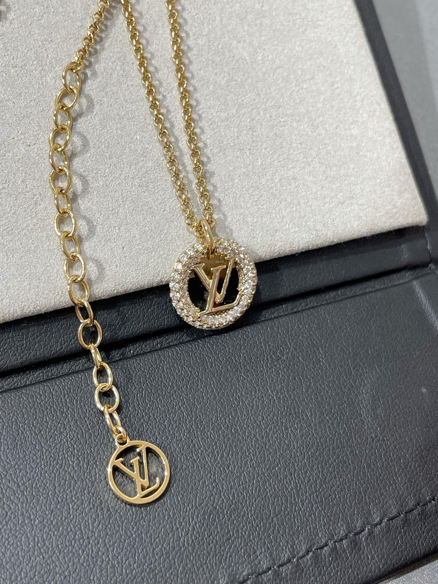 [Rose Jewelrys] BY NIGHT DIAMOND PAVED NECKLACE