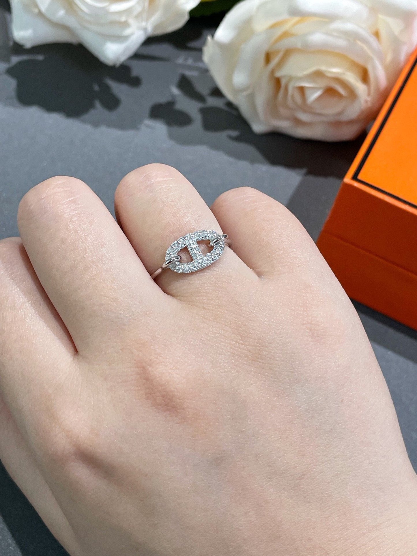 [Rose Jewelrys]RONDE SMALL DIAMOND RING