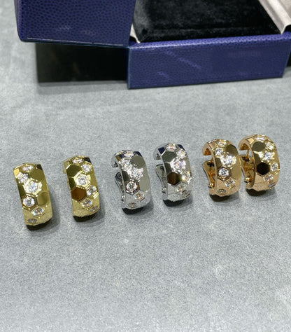 [Rose Jewelrys]BEE LOVE DIAMOND HOOP EARRINGS