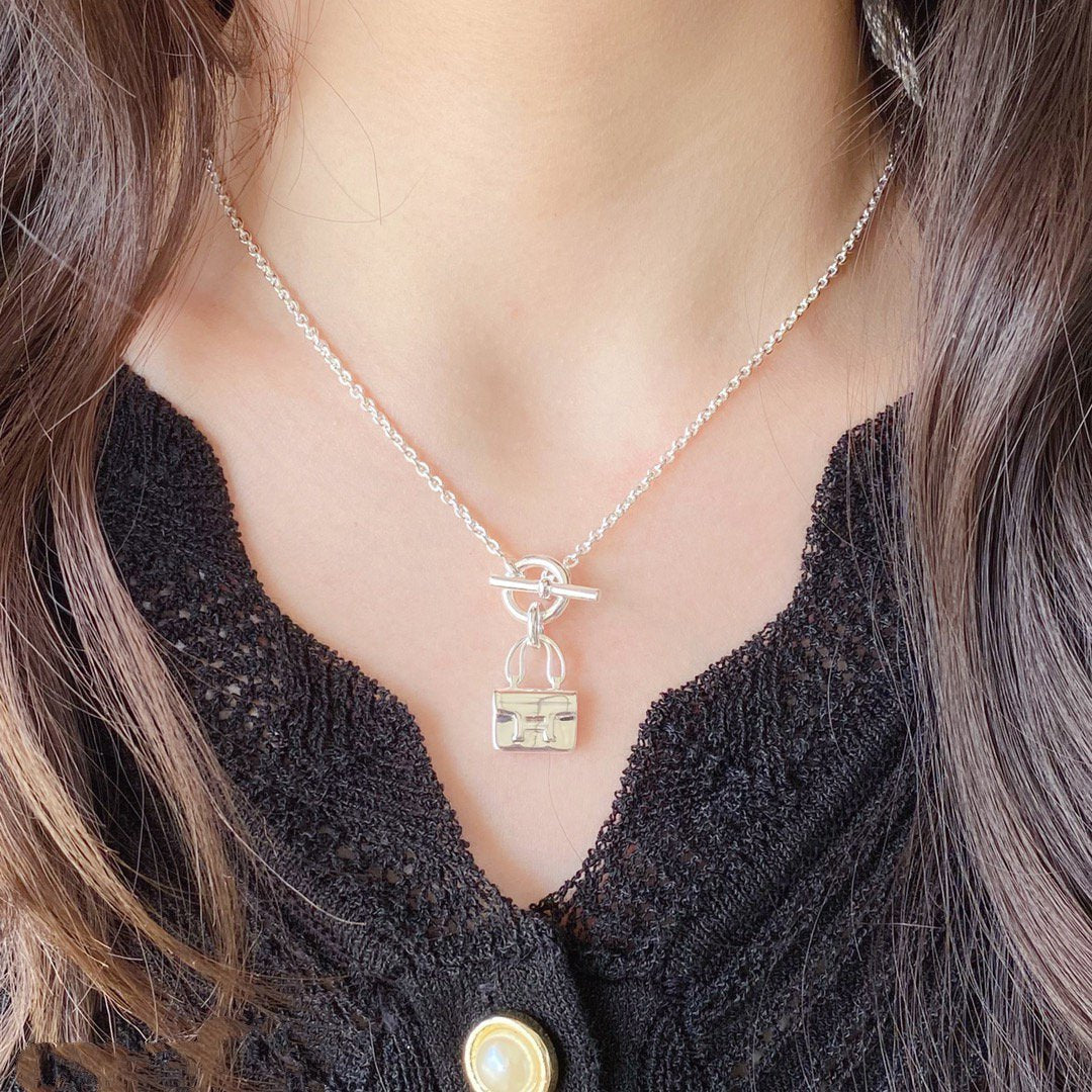 [Rose Jewelrys]CONSTANCE PEDANT SILVER NECKLACE