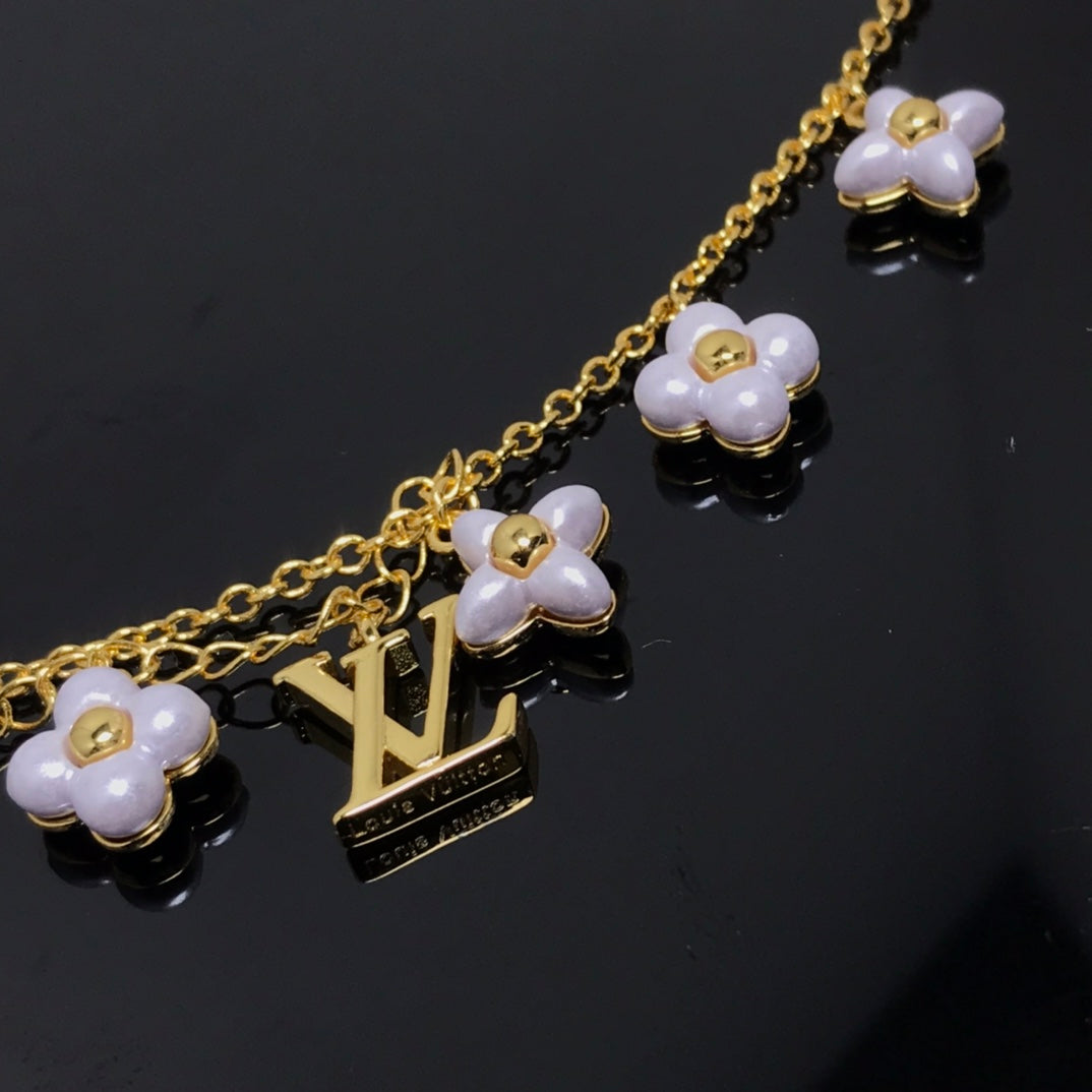 [Rose Jewelrys] LOGO 6 MOTIF STAR AND SUN GOLD BRACELET