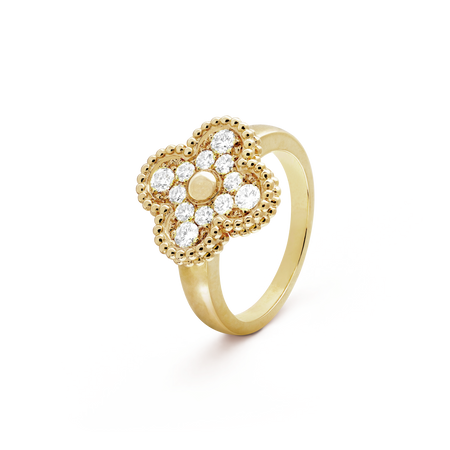 [🌹Rose💎]CLOVER DIAMOND RING